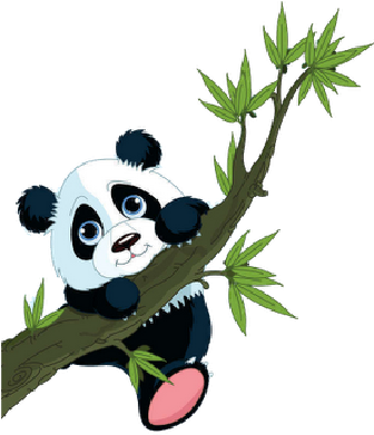 New Panda Bear Clipart Cute Panda Bear Clip Art Car - Bo Jungle (400x400)