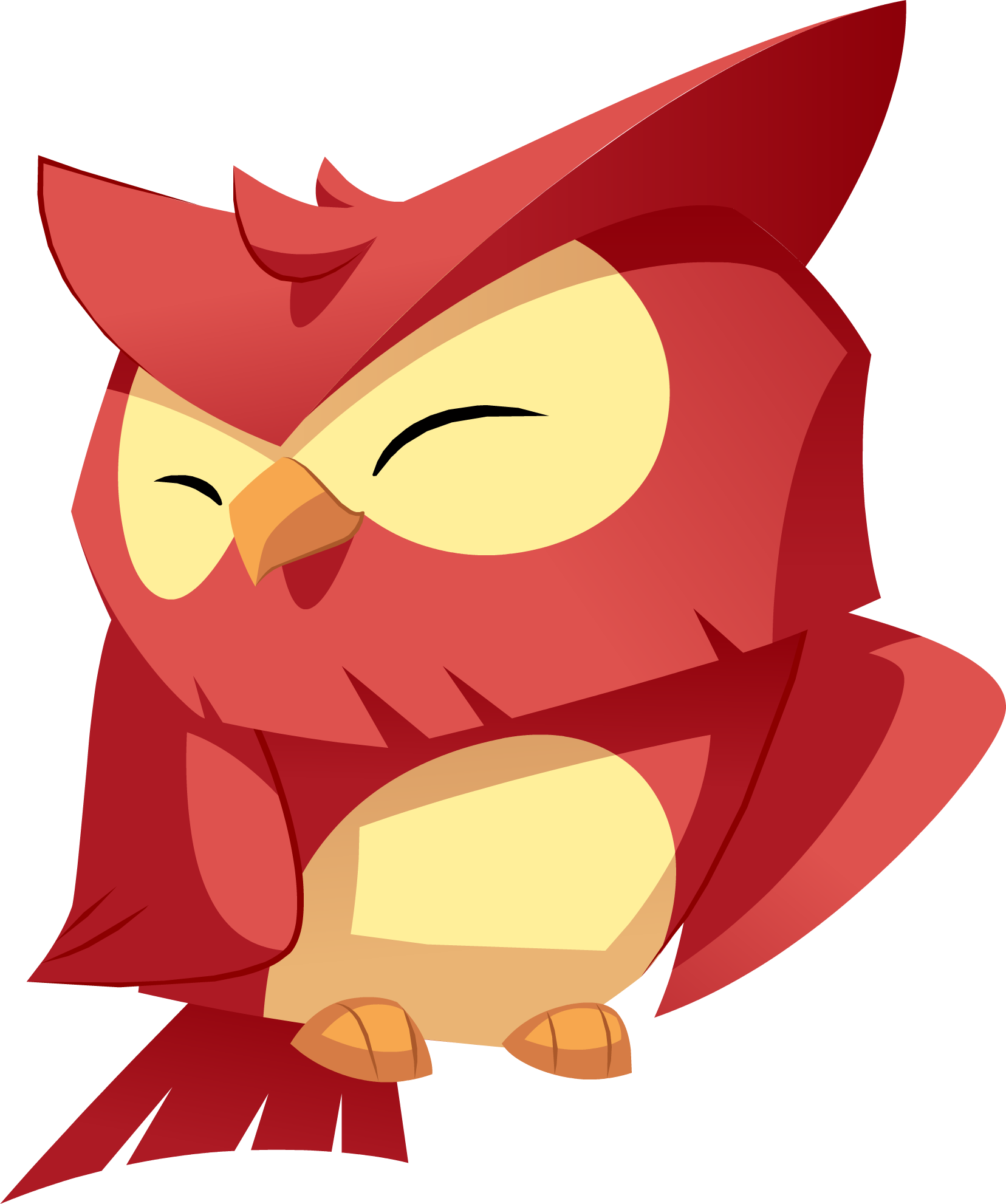 Red Panda Clipart Animal Jam 9 - Animal Jam Owl Png (1656x1982)