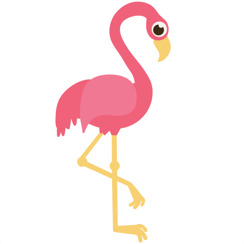 Miss Kate Cuttables - Flamingo Clip Art Png (800x800)