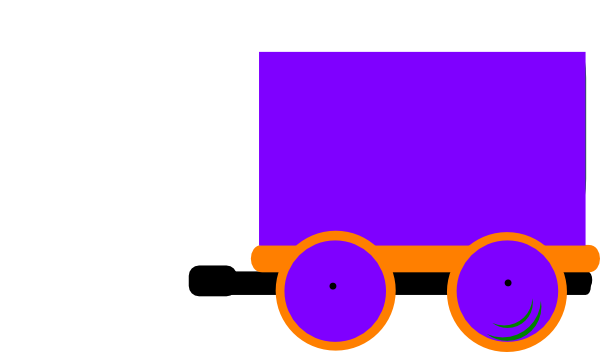 Toot Toot Train And Carriage Clip Art - Clip Art (600x352)