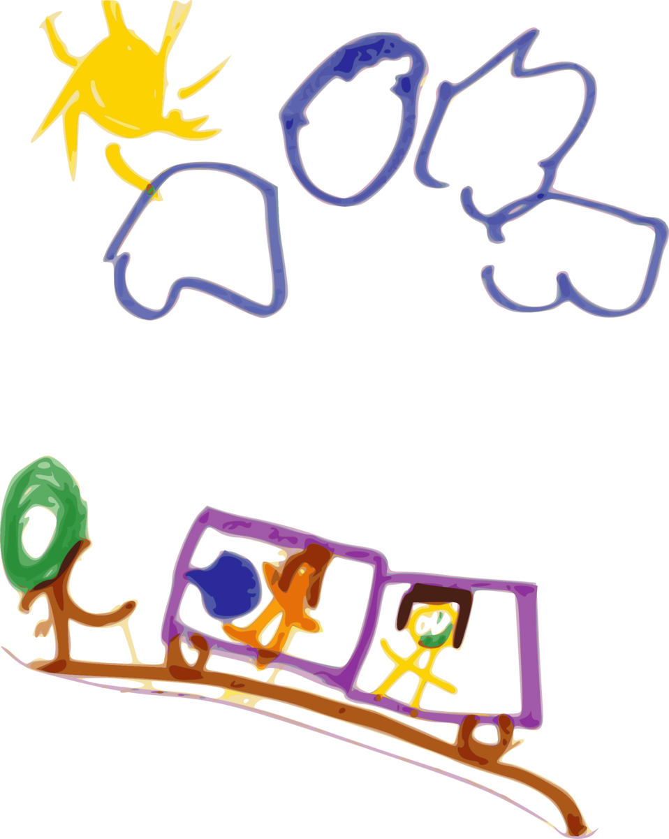 Kindergarten Art Train - Kindergarten Png (958x1201)