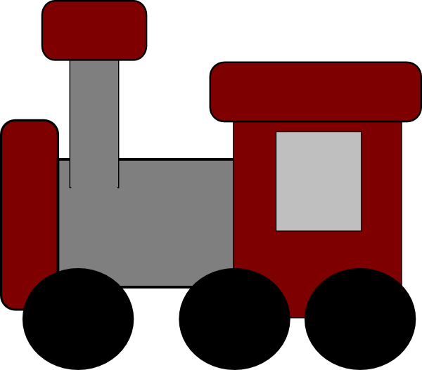 Train Gray Clipart (600x527)