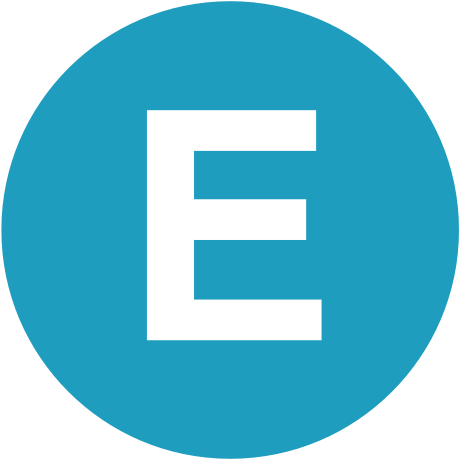 Free Vector E Train Clip Art - E Logo Png (600x600)