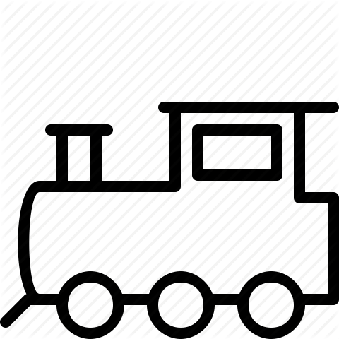 Train - Simple Train Outline (512x512)