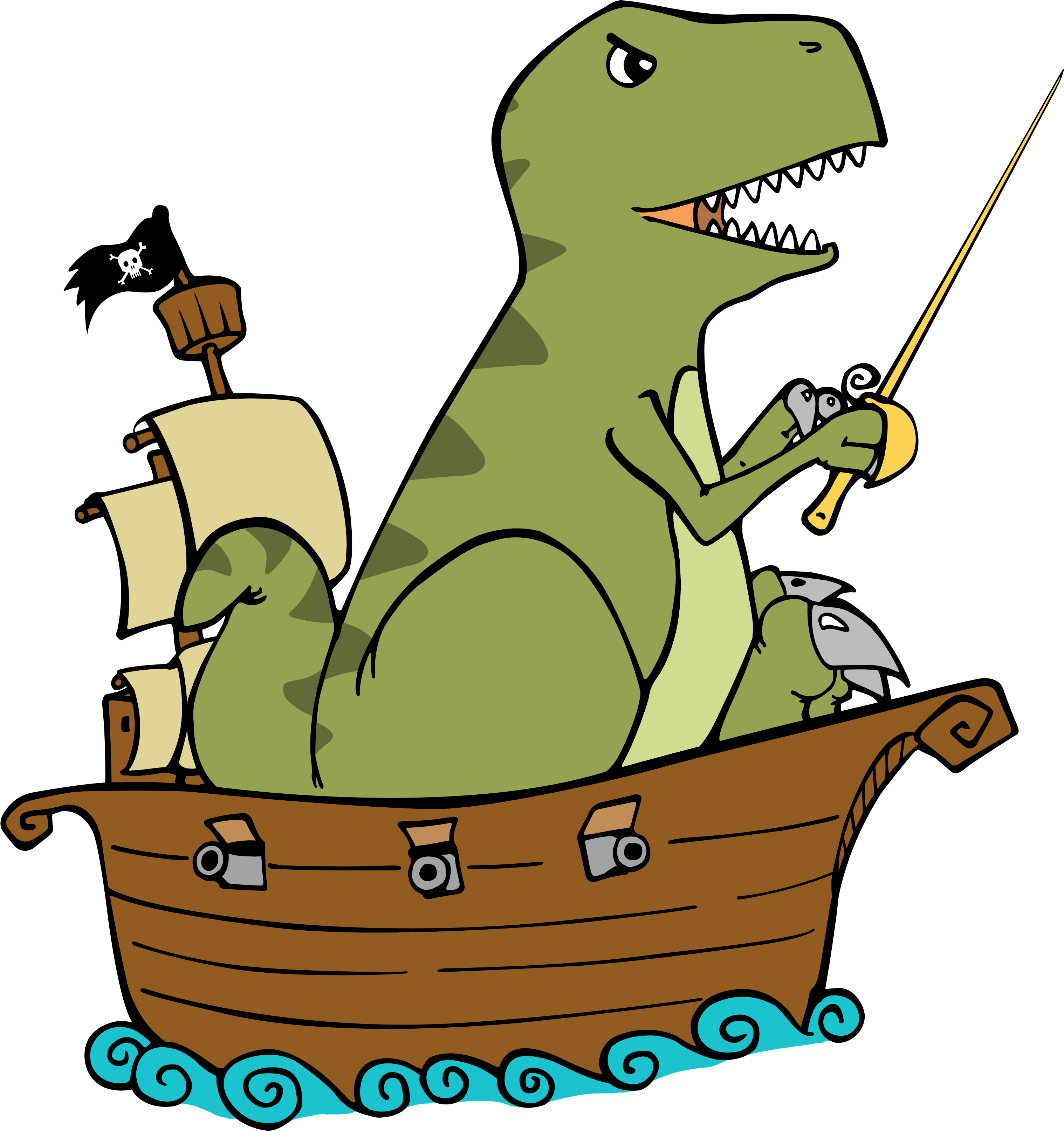 Pirate Dinosaur - Google Search - Dinosaur Pirate, No Logo Shower Curtain (3186x3342)