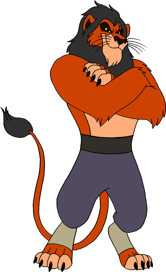 Scar As Tai Lung By Lionkingrulez - Simba Vs Tai Lung (587x934)