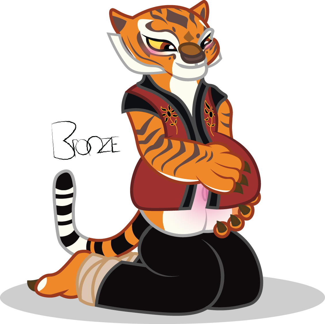 Tigress On Leave - Kung Fu Panda Tigress Pregnant (1129x1126)