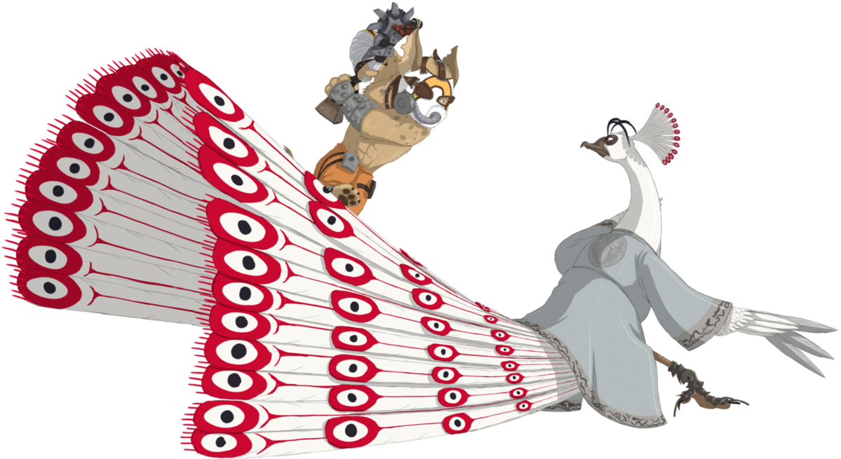 Lord Shen Vs Krieg The Psycho By Prinzeburnzo - Illustration (1210x660)