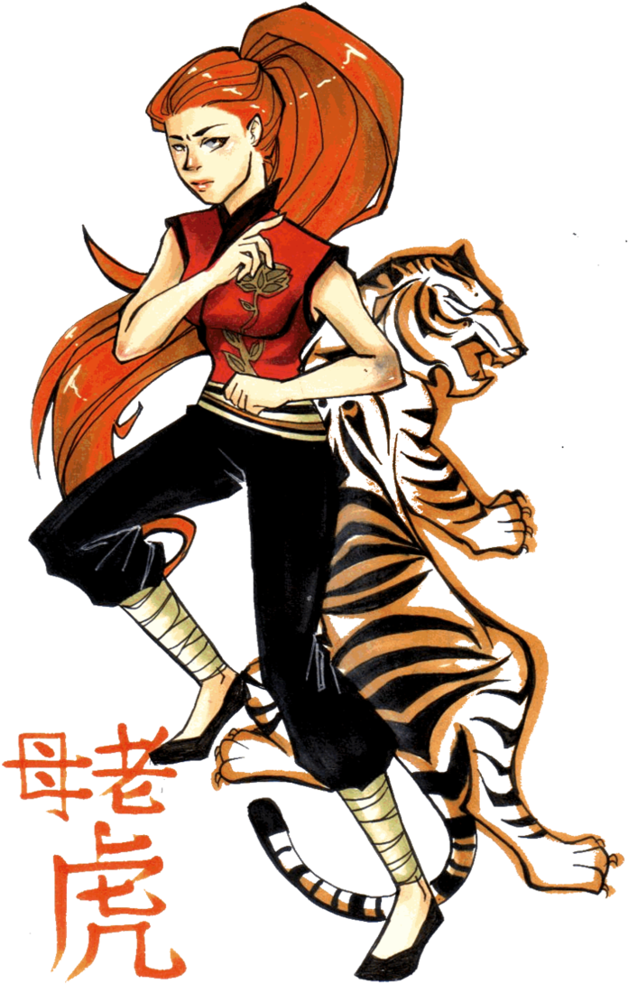 Tigress Kung Fu Panda By Glory Day - Kung Fu Panda Tigress Human Version (714x1119)