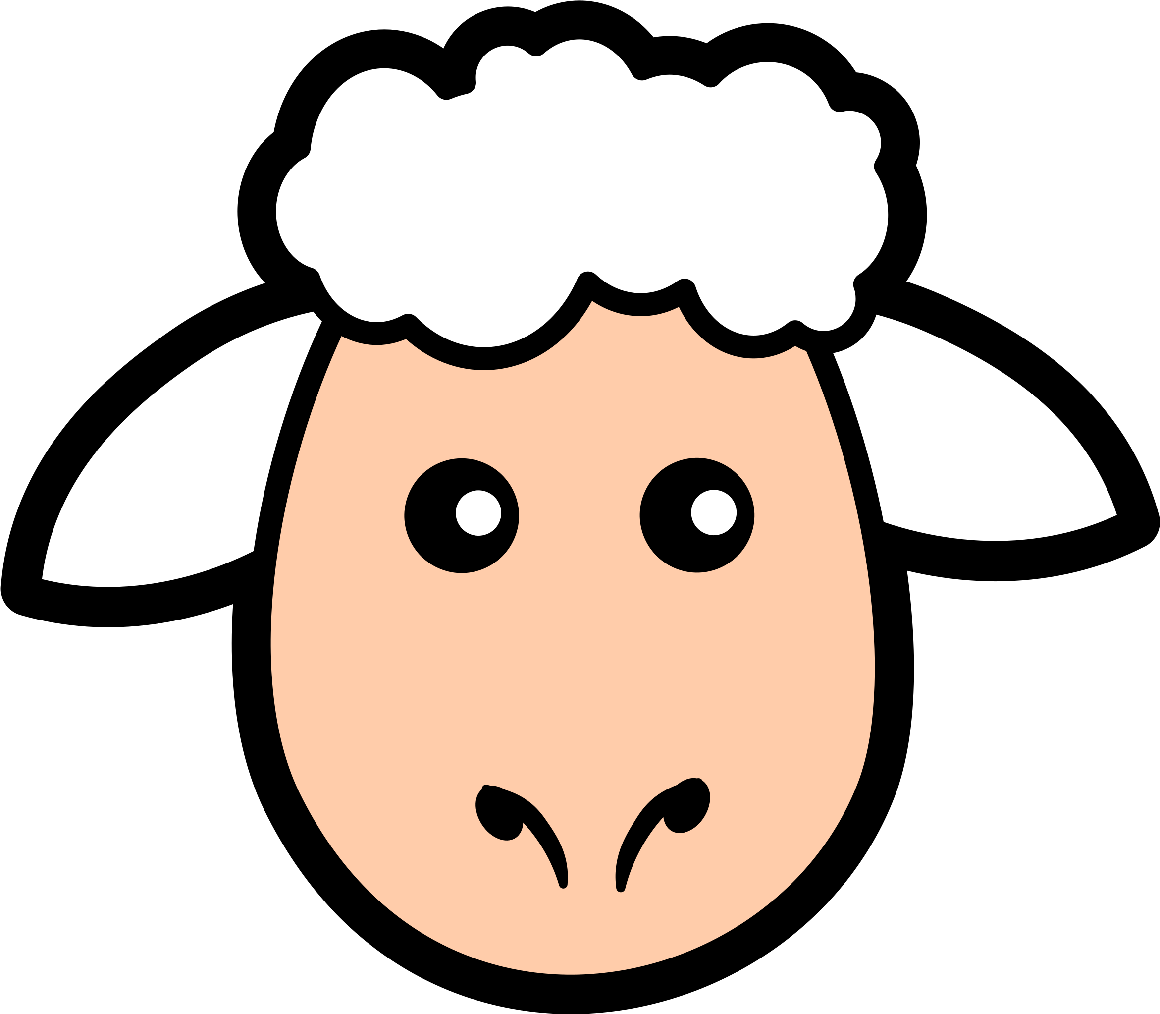 This Free Icons Png Design Of Sheep Icon - Sheep Icon (2400x2400)