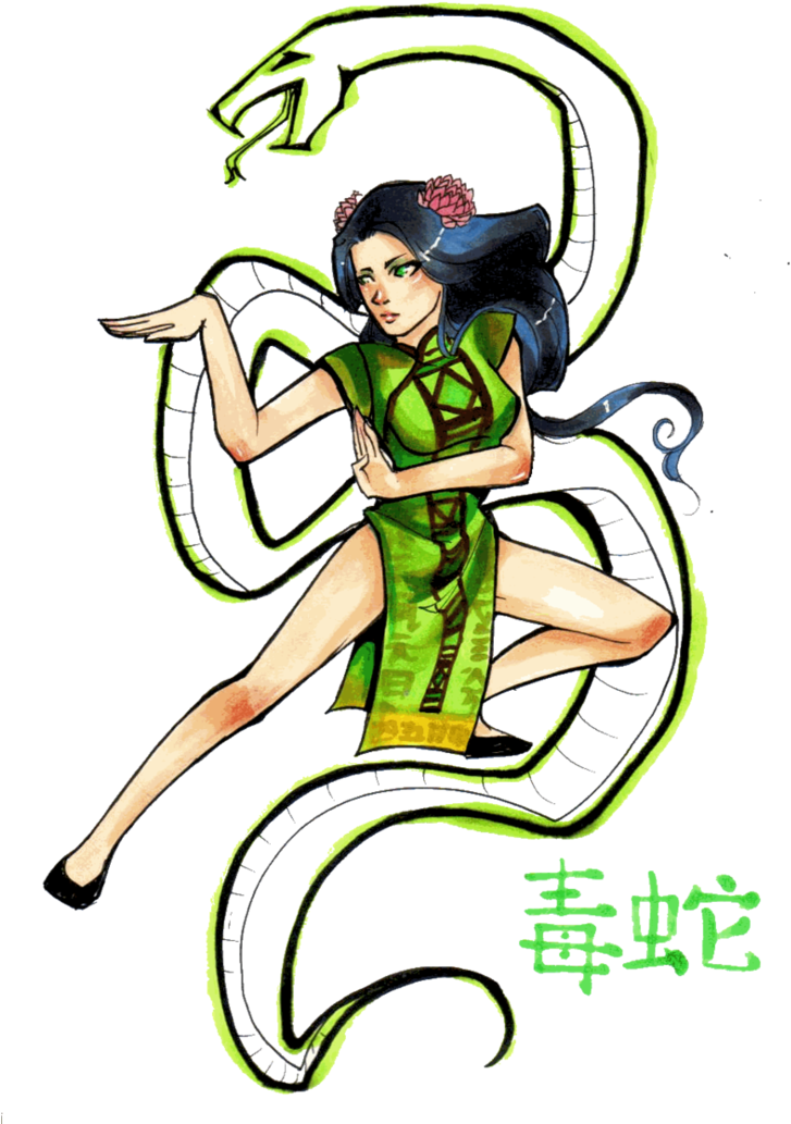 Viper Kung Fu Panda By Glory Day - Kung Fu Panda Viper As A Human (756x1056)