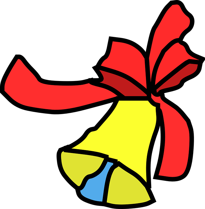 Free Vector Single Bell Clip Art - Bell Clip Art (708x720)