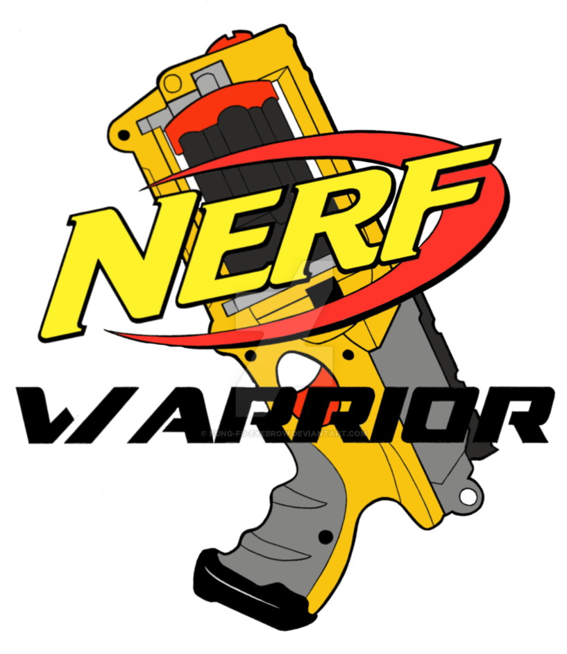 Nerf Warrior By Kung Fu Eyebrow - Nerf (817x978)