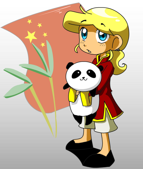 Hetalia- China Steff By S0s2 - Cartoon (580x684)