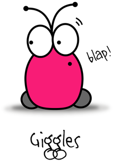What's Up Kemosabe I'm Giggles - Cartoon (381x381)