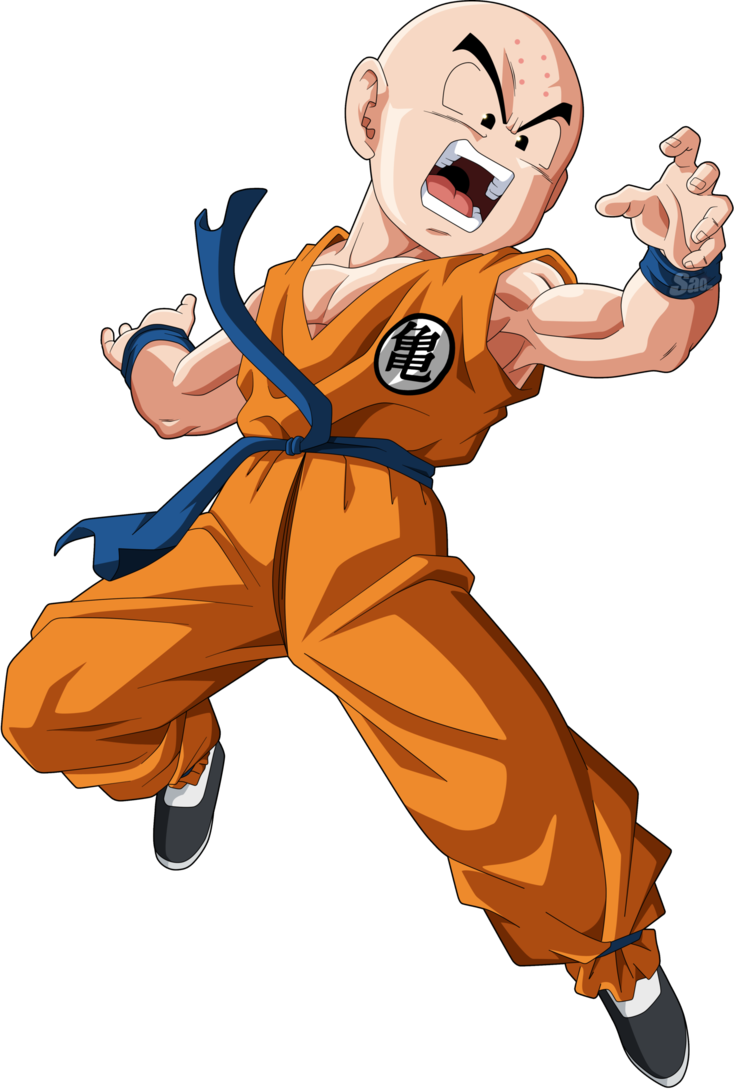Krillin By Saodvd - Krillin Png (734x1089)
