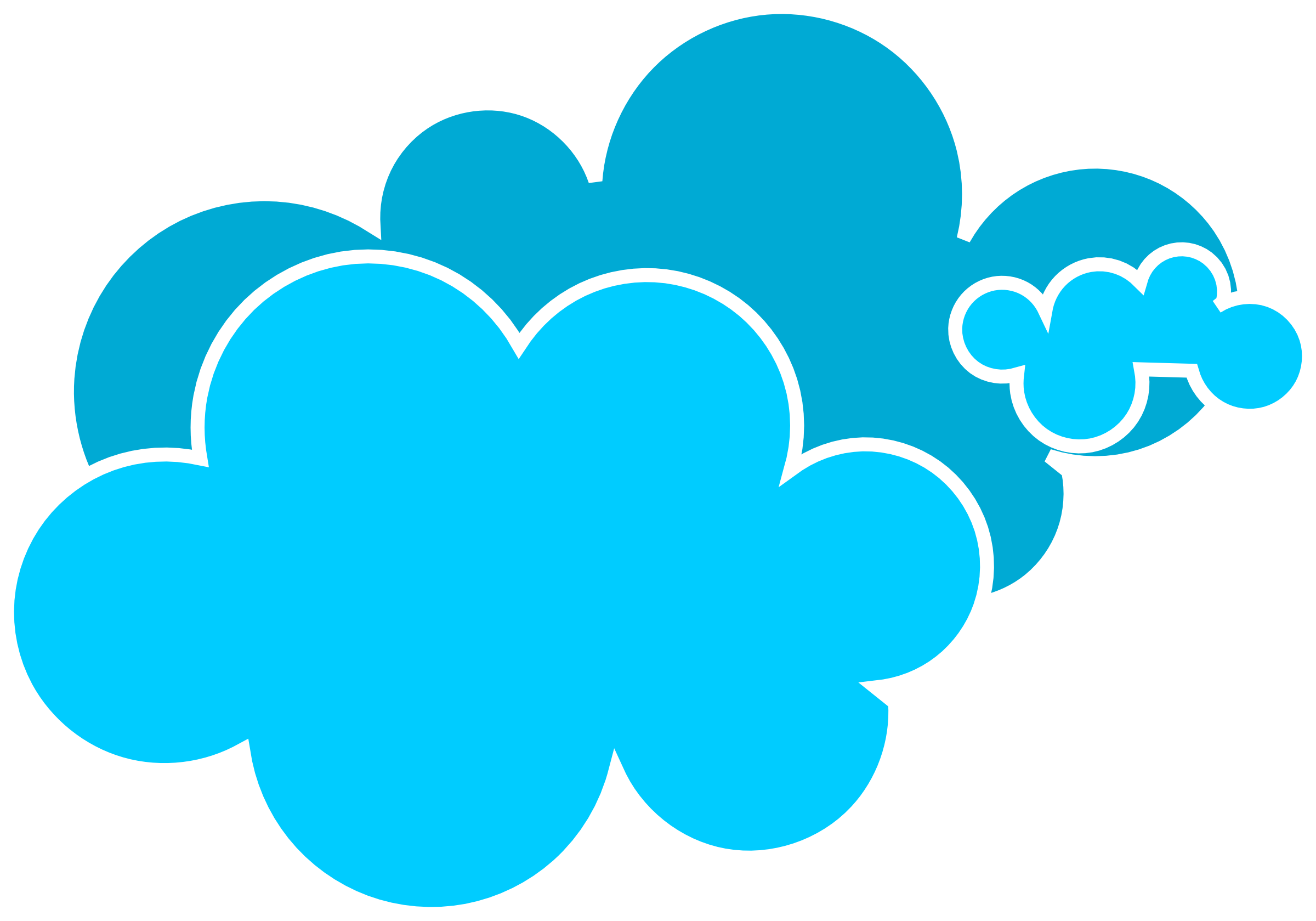 Clipart For Clouds Cloud Panda Free Images - Clouds Clip Art Png (2400x1679)