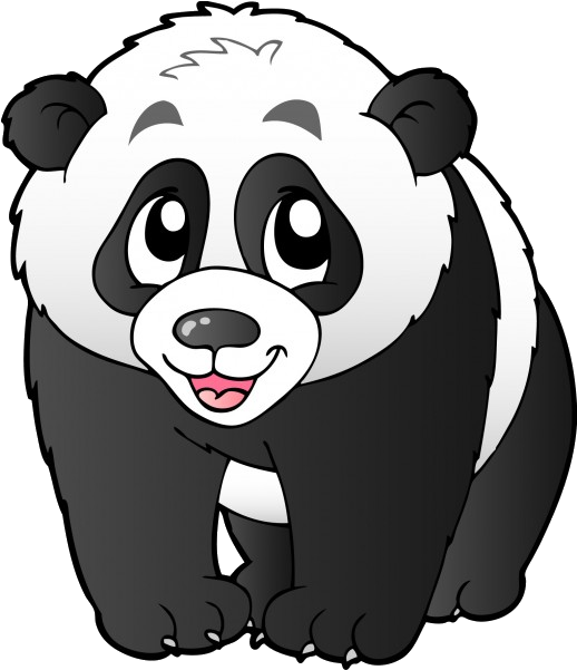 Panda Bear Animal Cartoon (600x600)