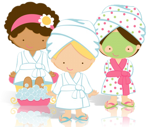Spa Party - Spa Party Clipart (496x418)