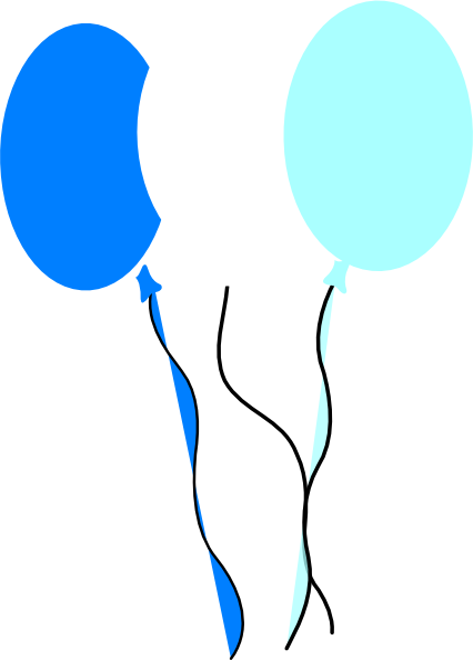 Party Balloons Svg Clip Arts 426 X 594 Px - Clip Art (426x594)