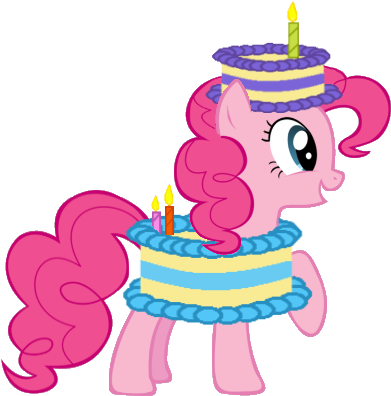 Pinkie Pie Party Png Clipart - My Little Pony Birthday Pinkie Pie (452x428)
