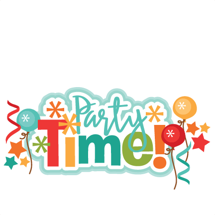 Party Time Cliparts - Party Time Clipart (432x432)