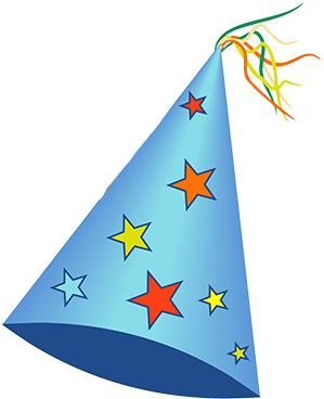 Birthday Hat Clip Art - Birthday Cap Transparent Background (315x381)