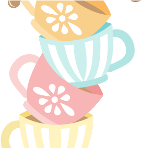 Tea Party Cliparts - Tea Cup Clip Art Free (432x300)