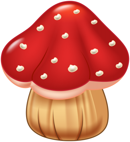 Mushroom Png Clip Art - Clip Art (456x500)