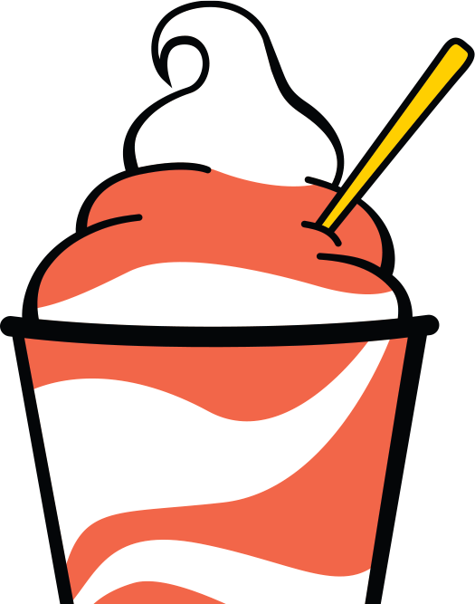 Tasty Frozen Treats Served Up With A Smile - Italian Ice Clip Art (525x667)