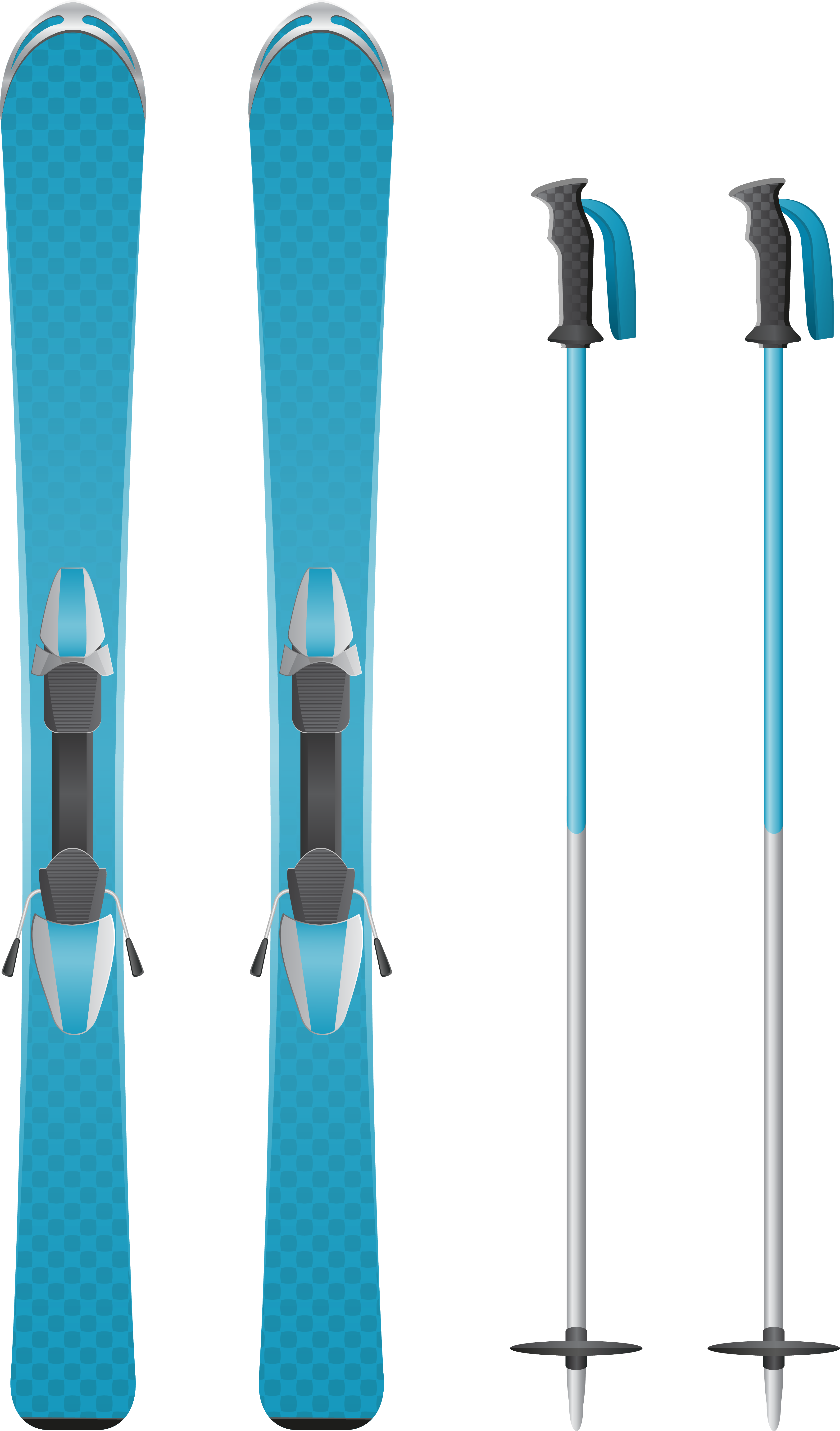 Skiing Clip Art - Skis Clipart Png (3672x6253)