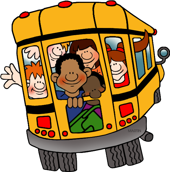 Back Of The School Bus - School Bus Clip Art (589x610)