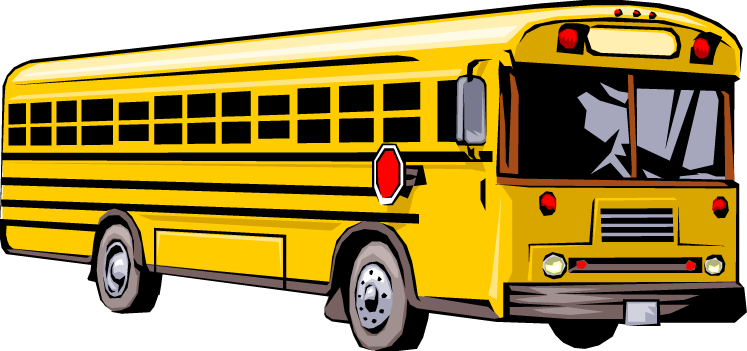 Back To School Bus Clipart - Bus Clipart Png (747x351)