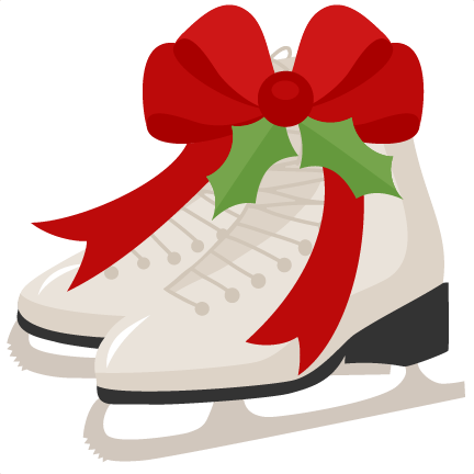Sport - Christmas Ice Skates Clipart (432x432)