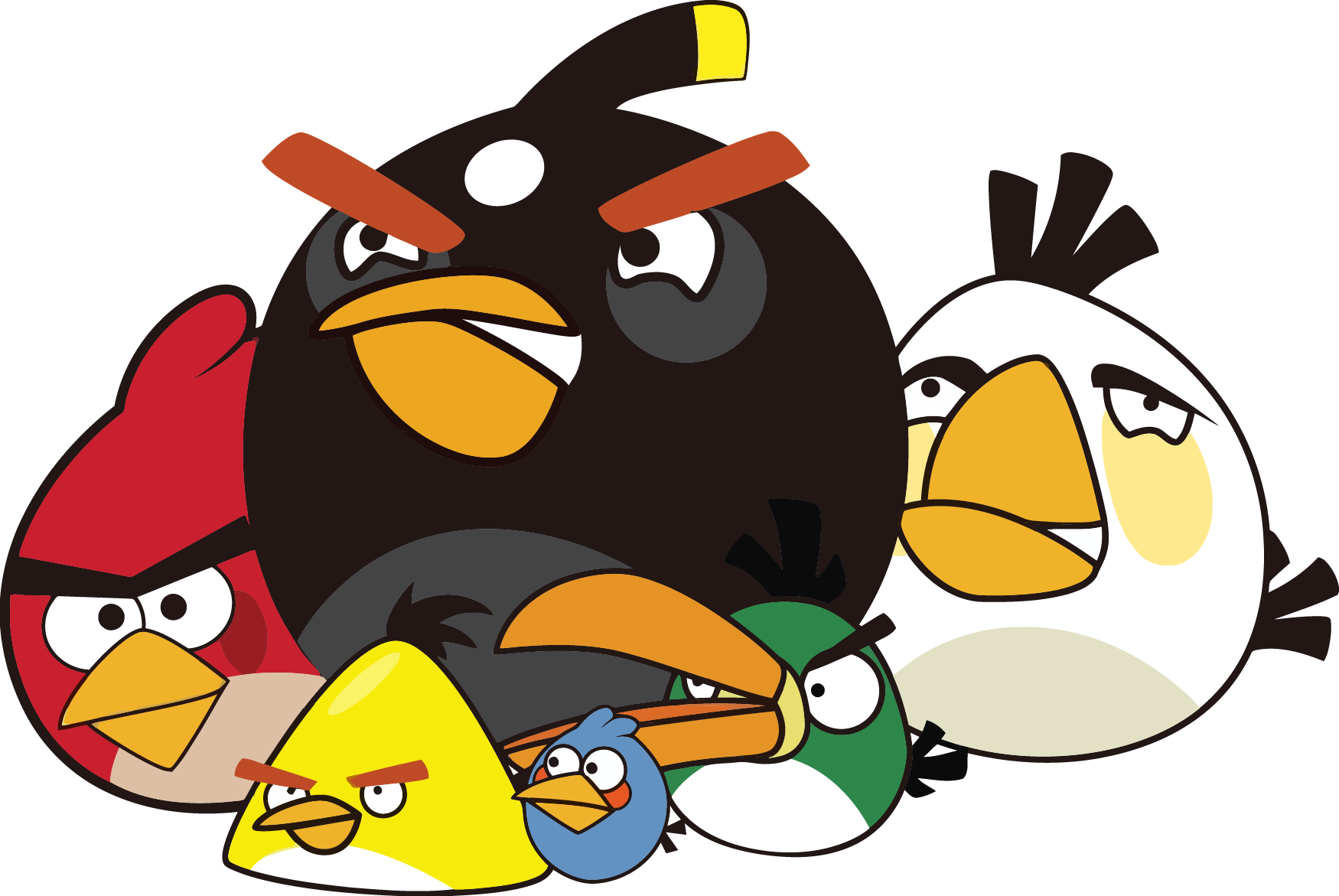 Angry Birds Clipart Png - Angry Birds Clipart (1750x1171)