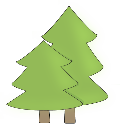 Top 87 Trees Clip Art - Pine Tree Png Clipart (486x505)