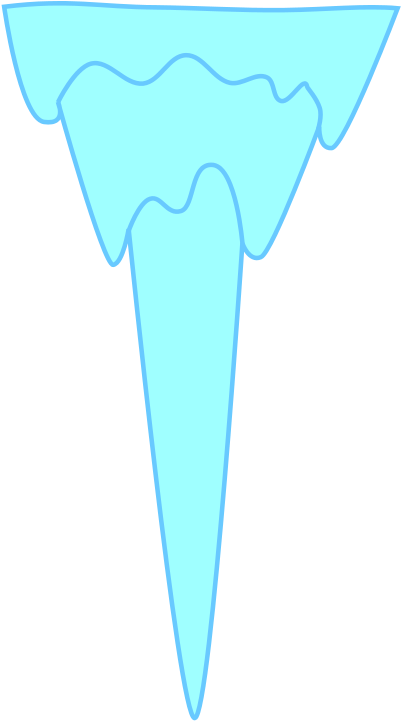 Icicle Clipart - Ice Spike Clip Art (566x800)