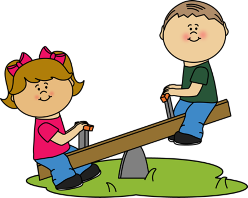 Seesaw Clipart - See Saw Clipart (800x638)