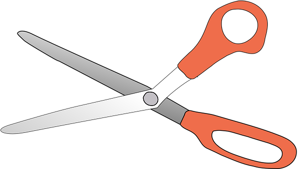 Schere Scheren Schnitt Werkzeug Scharf Tri - Nožnice Clipart (613x340)