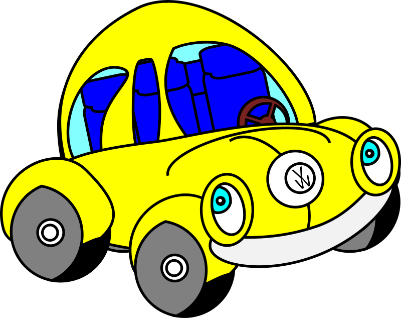 Volkswagen Car Clipart Cartoon (800x633)