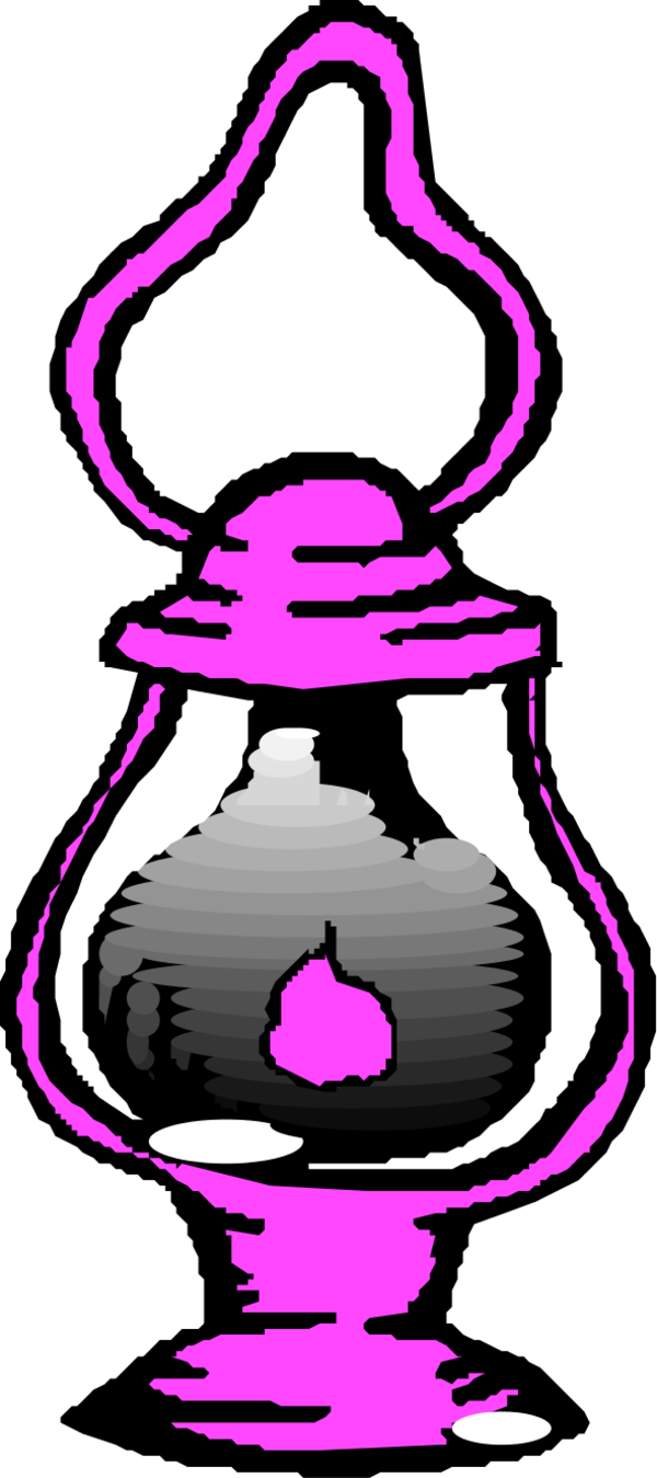 Large Kerosene Lamp Clipart - Oil Lamp Clip Art (600x1349)