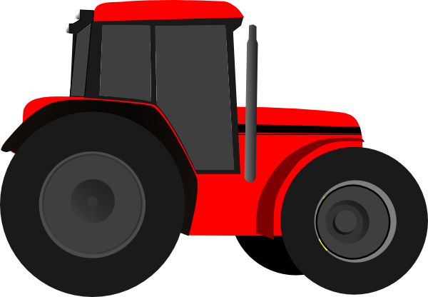 Case Tractor Clip Art (600x416)
