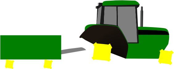 Tractor Clip Art At Clker - Clip Art (600x223)