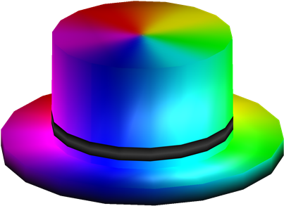 Rainbow Top Hat - Roblox Blue Top Hat (420x420)