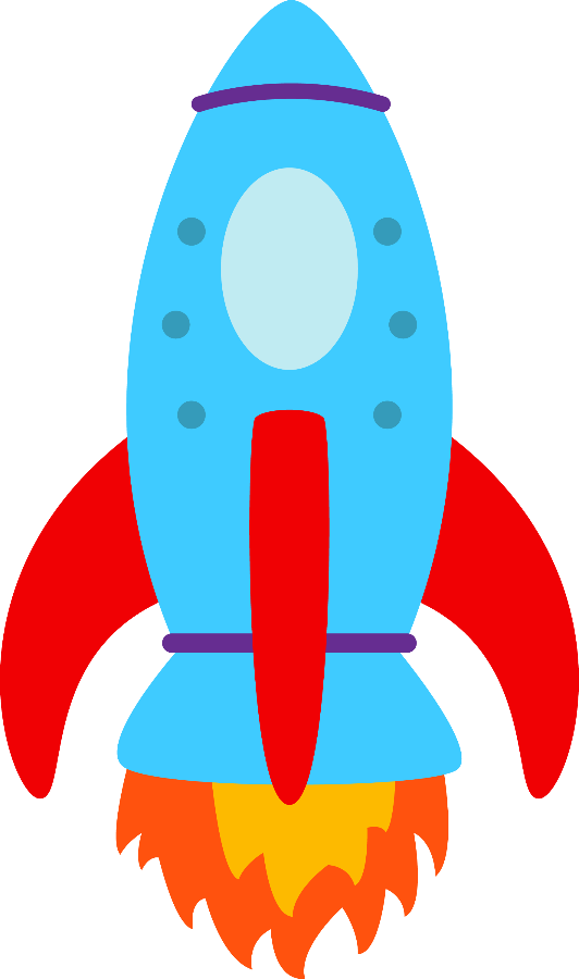 Juegos De Niños - Cute Rocket Ship Clipart (532x900)