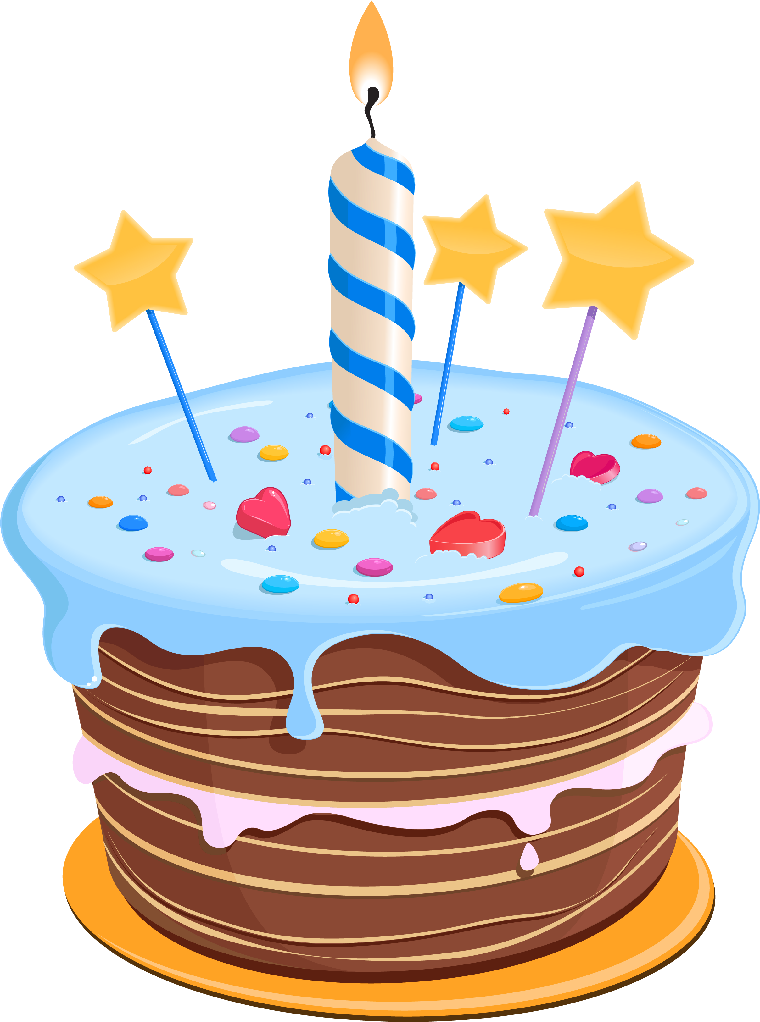 Set These Cute Birthday Cake - Cake Png (2499x3334)