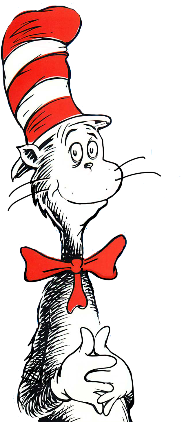 Best Dr Seuss Clip Art Free - Cat In The Hat Clip Art (885x1473)