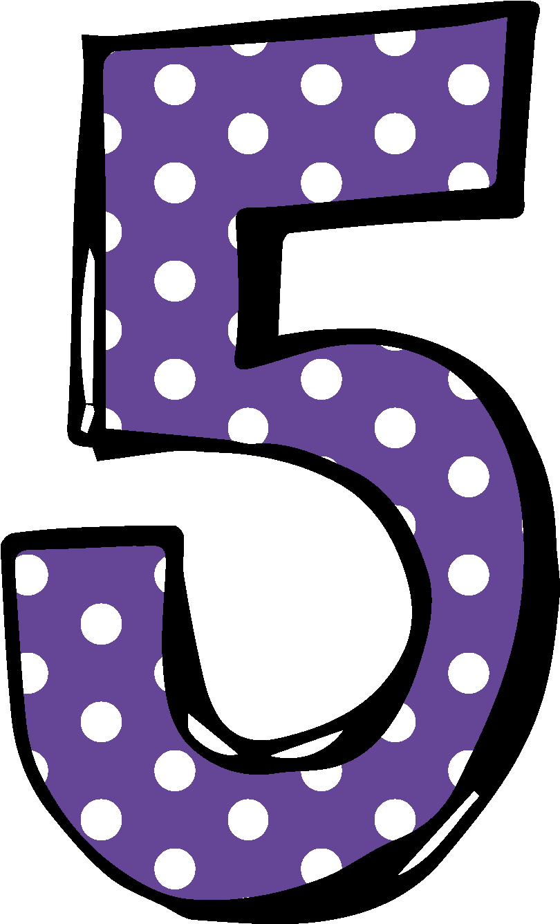 Purple Clipart Number 1 - Free Clipart Number 5 (923x1436)