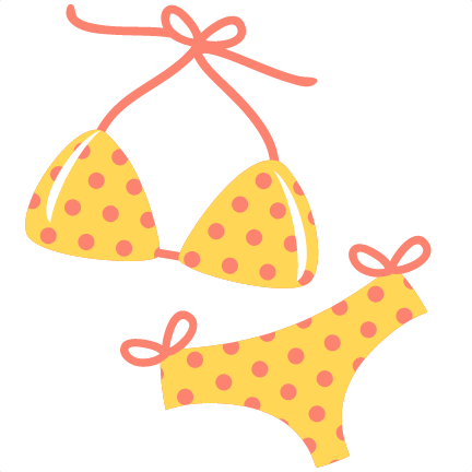 Polka Dot Bikini Svg Scrapbook Cut File Cute Clipart - Bikini Clipart Transparent Background (432x432)