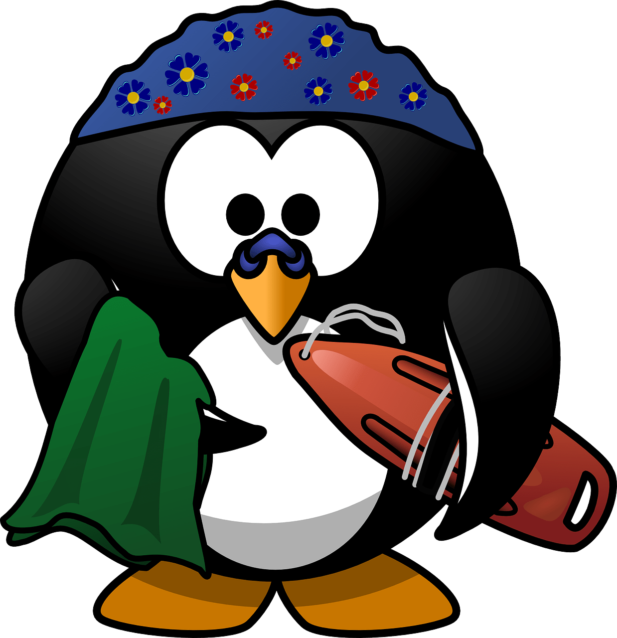 #penguin - Penguin Swimming Clip Art (774x800)